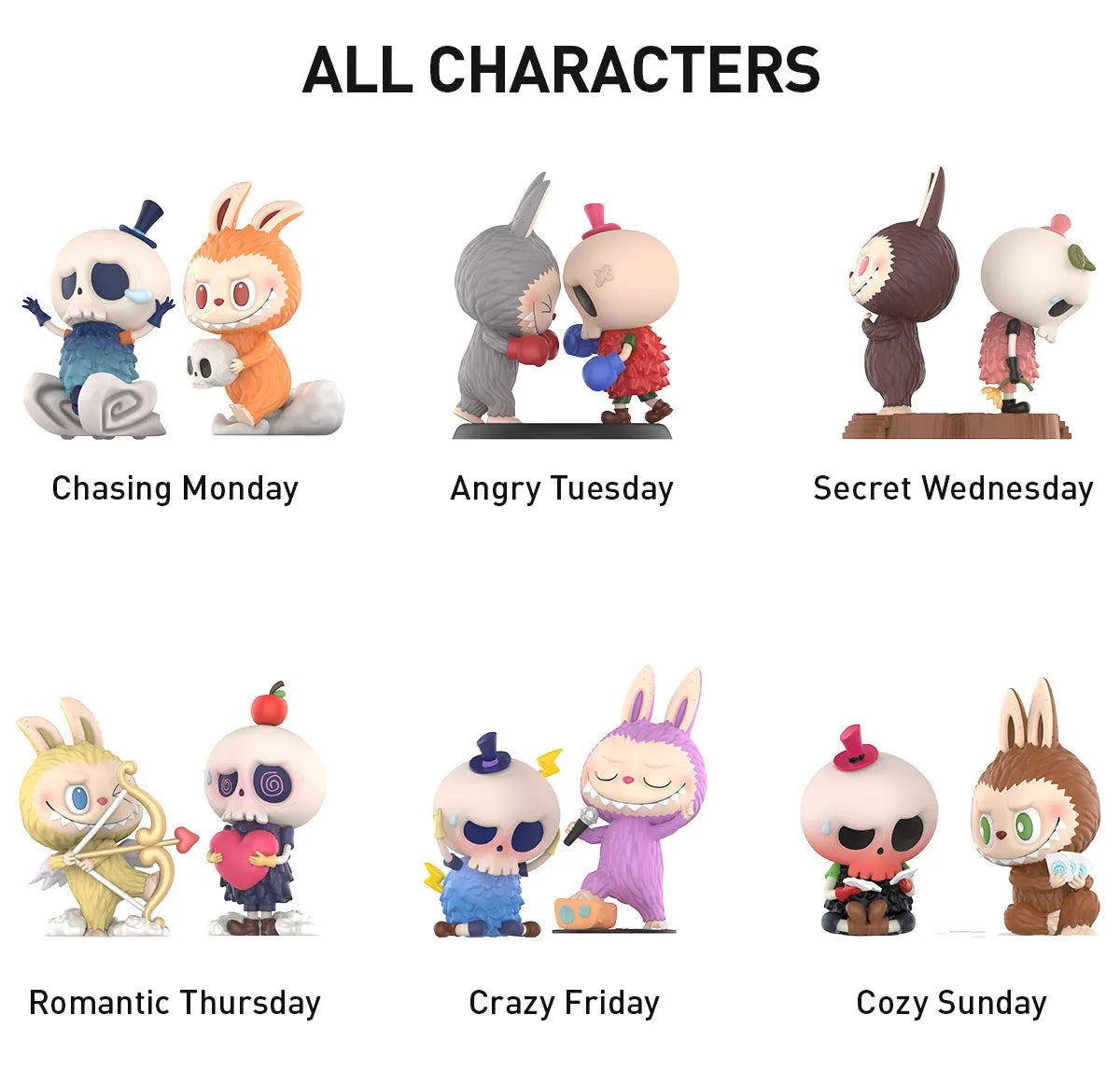 Labubu Mischief Diary Series Figures