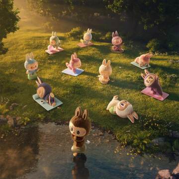 Labubu Lazy Yoga Series