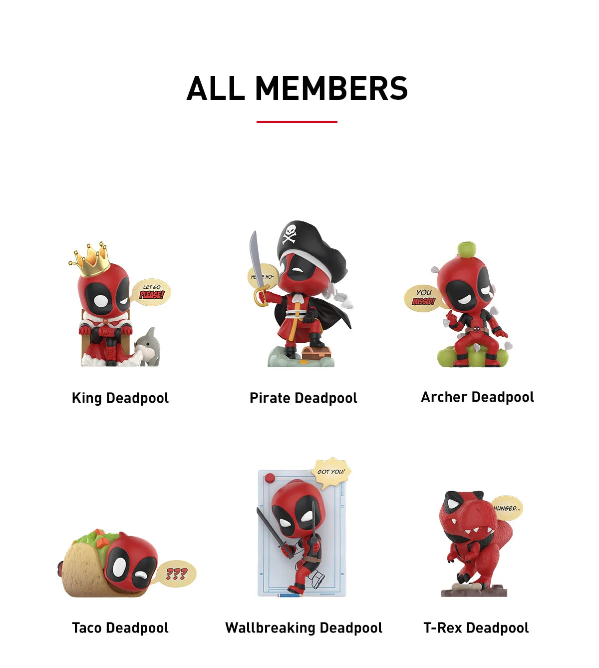 Popmart x Deadpool Series