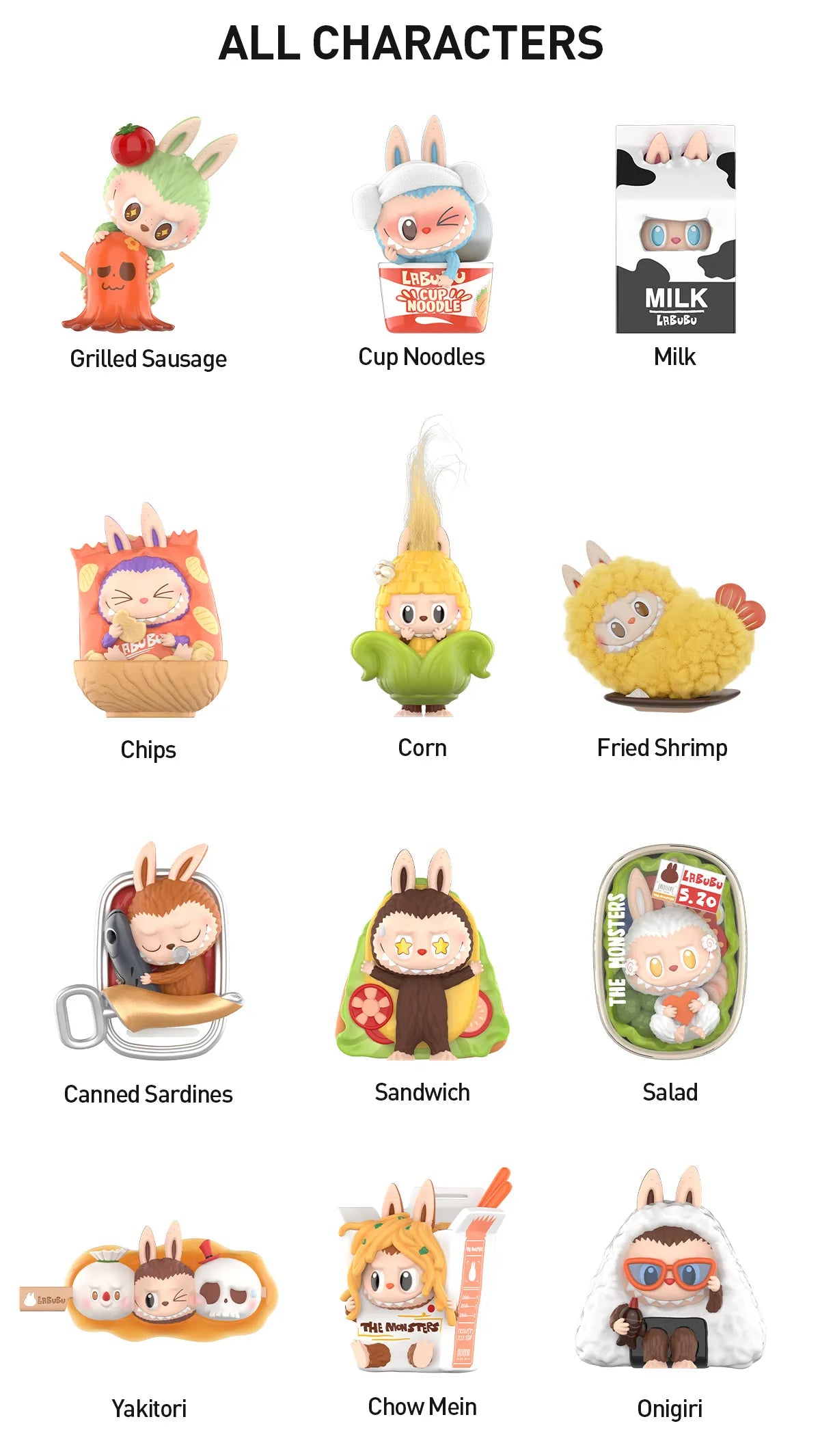 Labubu POP MART Wacky Mart Series 2つ Labubu POP MART Wacky Mart Series 2つ Labubu The Monsters