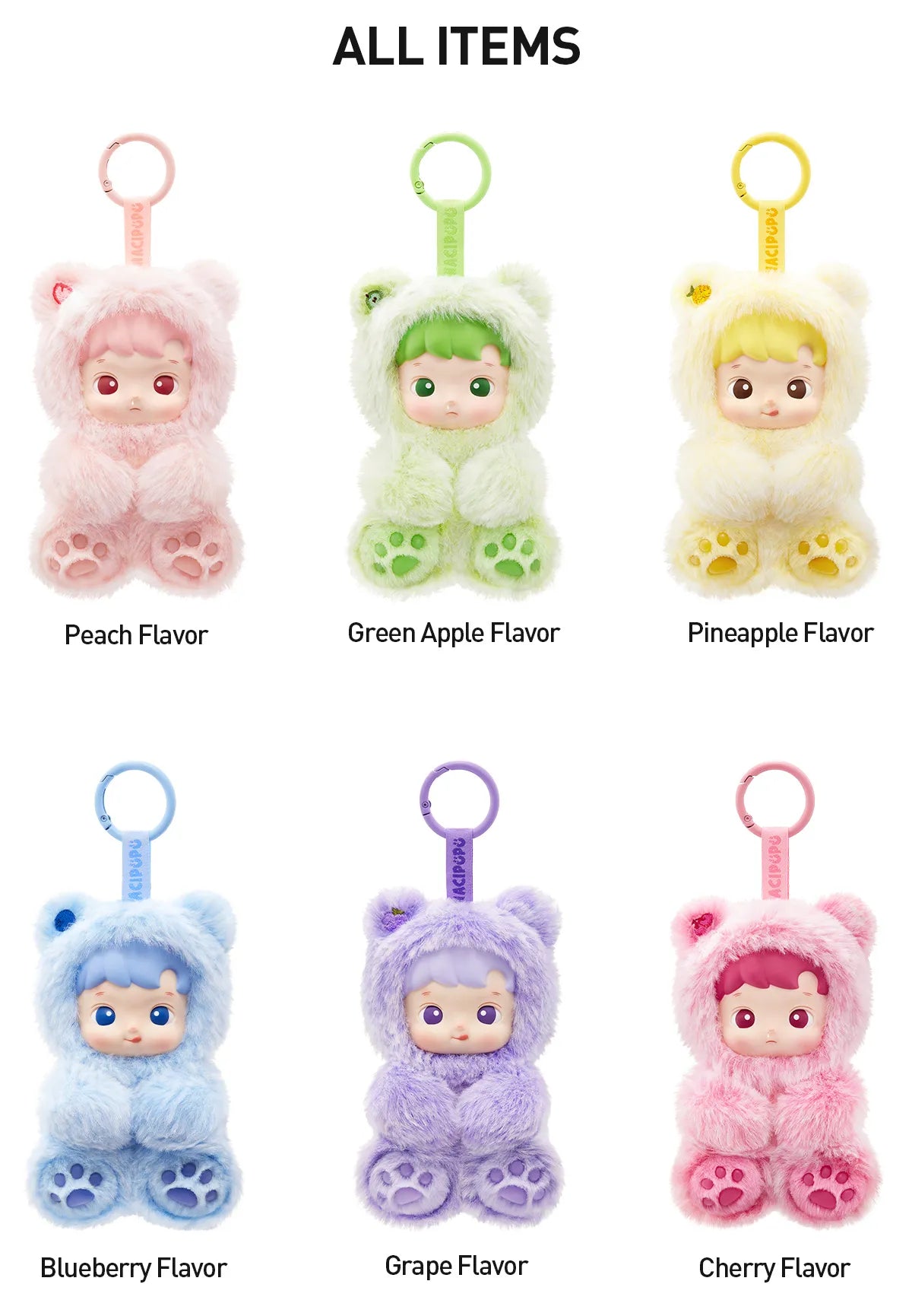 HACIPUPU GummyBear Plush Pendant