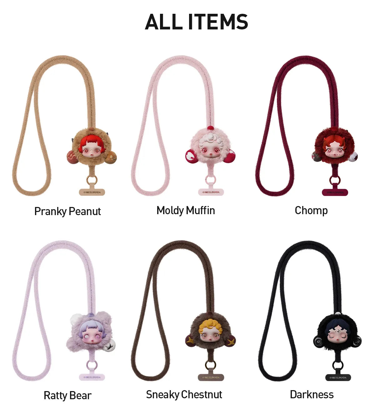 SKULLPANDA You Found Me Series Phone Lanyard