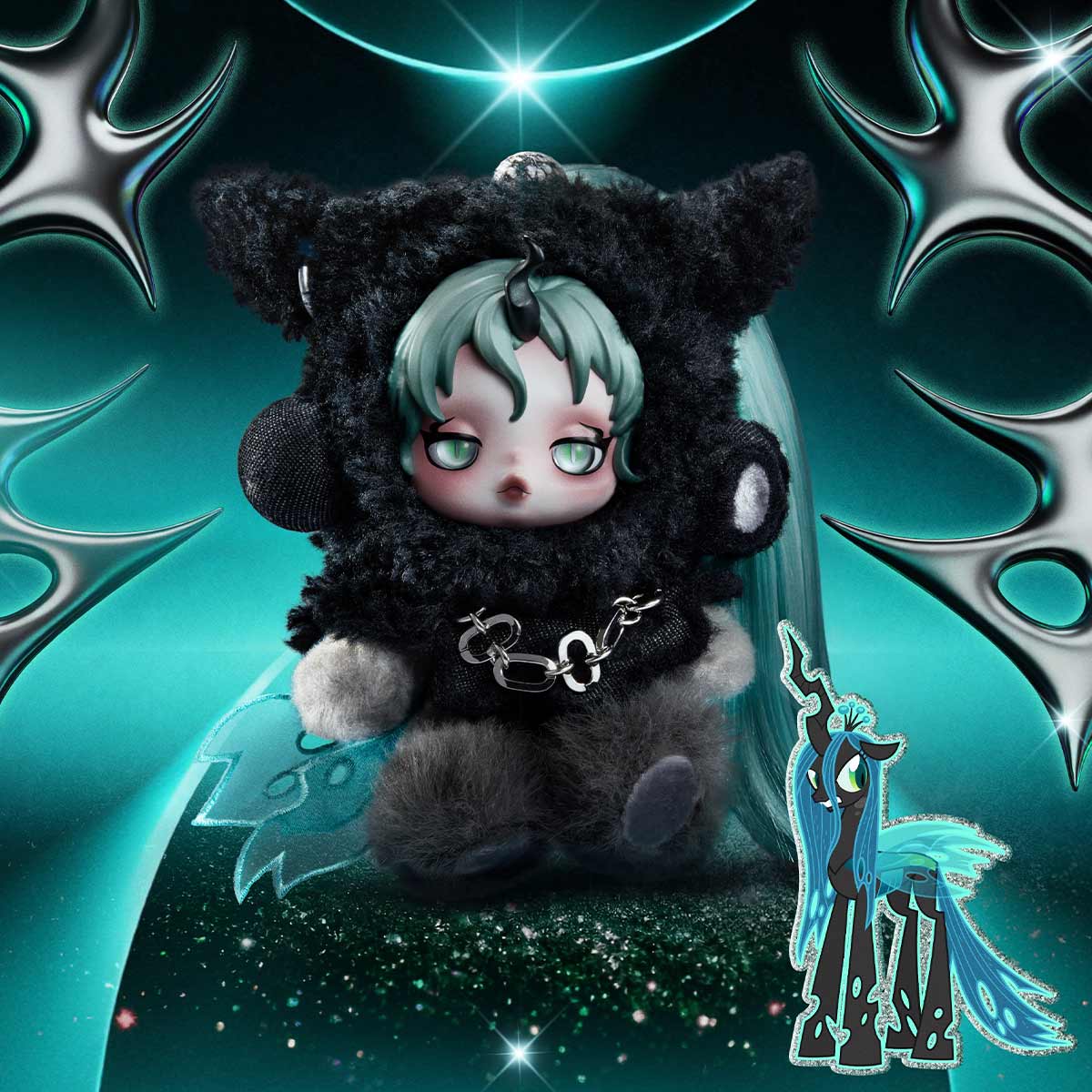 SKULLPANDA x My Little Pony シークレット　レア2 SKULLPANDA × My Little Pony Plush Pendant – CURIO