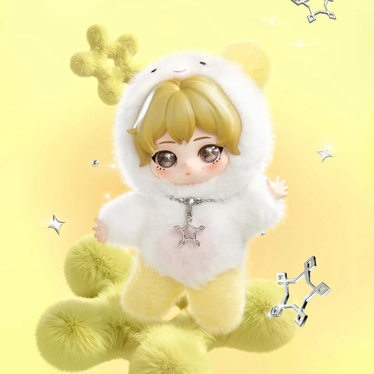 AESPA x POPMART Fluffy Club Series Vinyl Plush Doll Pendant