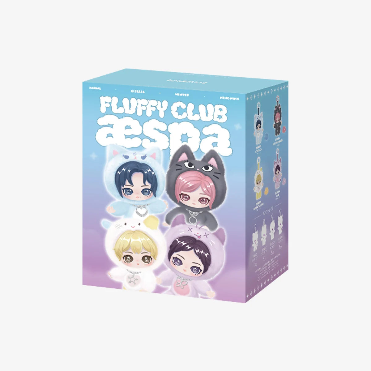 AESPA x POPMART Fluffy Club Series Vinyl Plush Doll Pendant