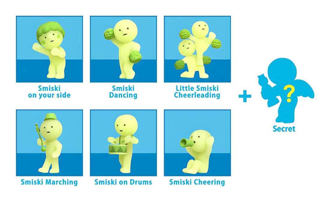 Smiski Cheer series