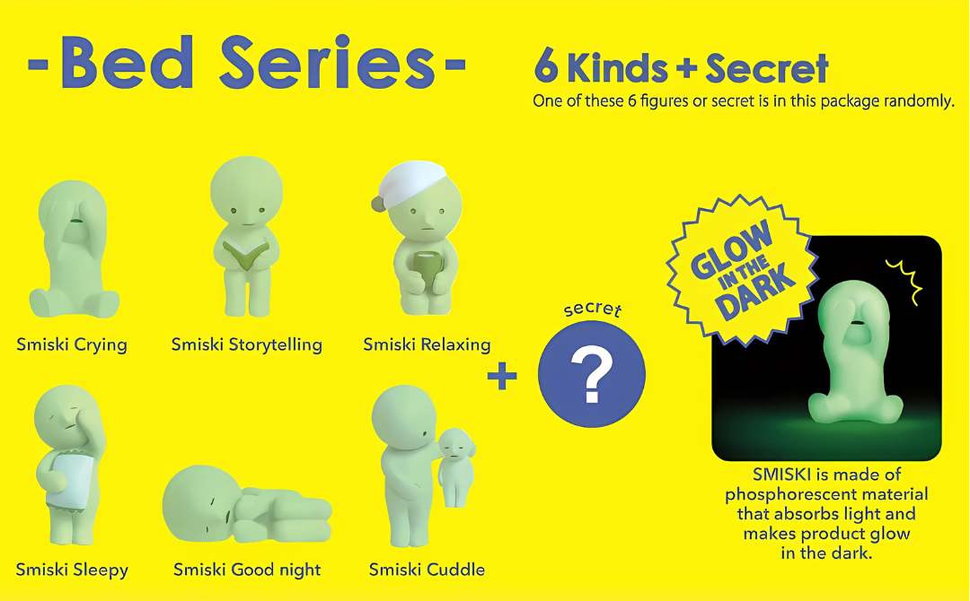 Smiski Bed series