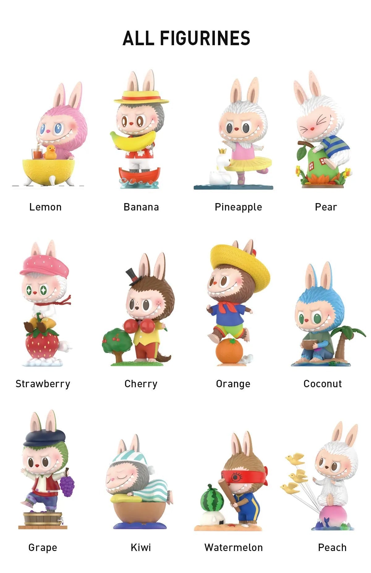 Labubu Fruits Series