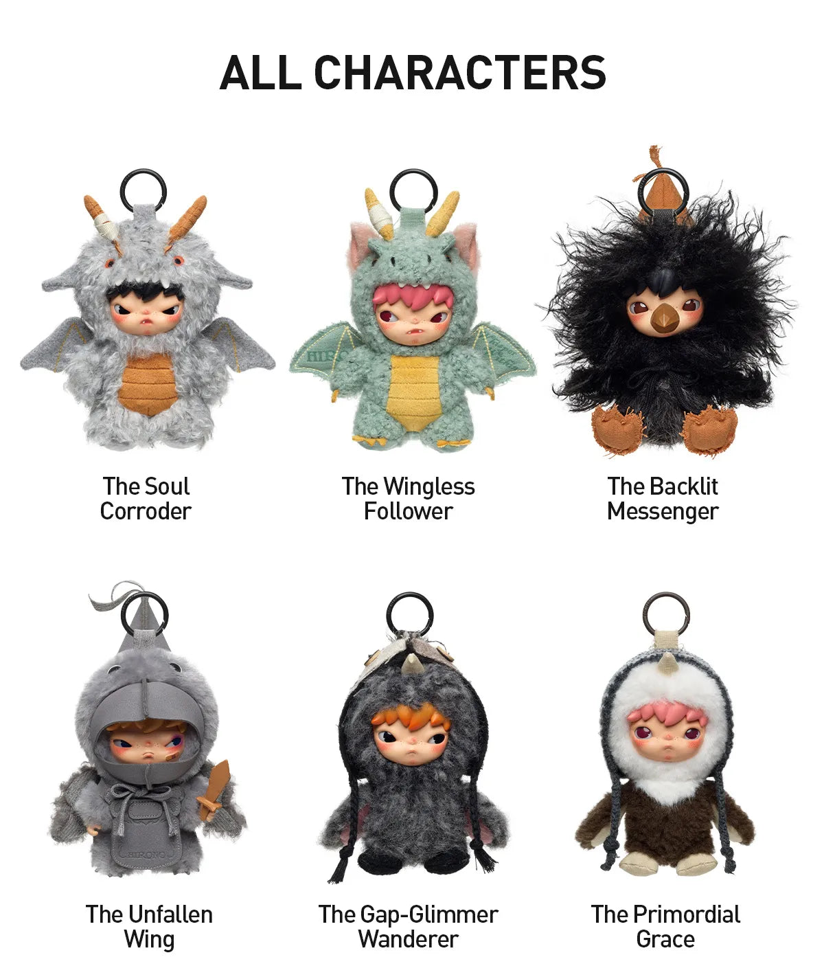 Hirono Mist-Walker Series - Plush Doll Pendant
