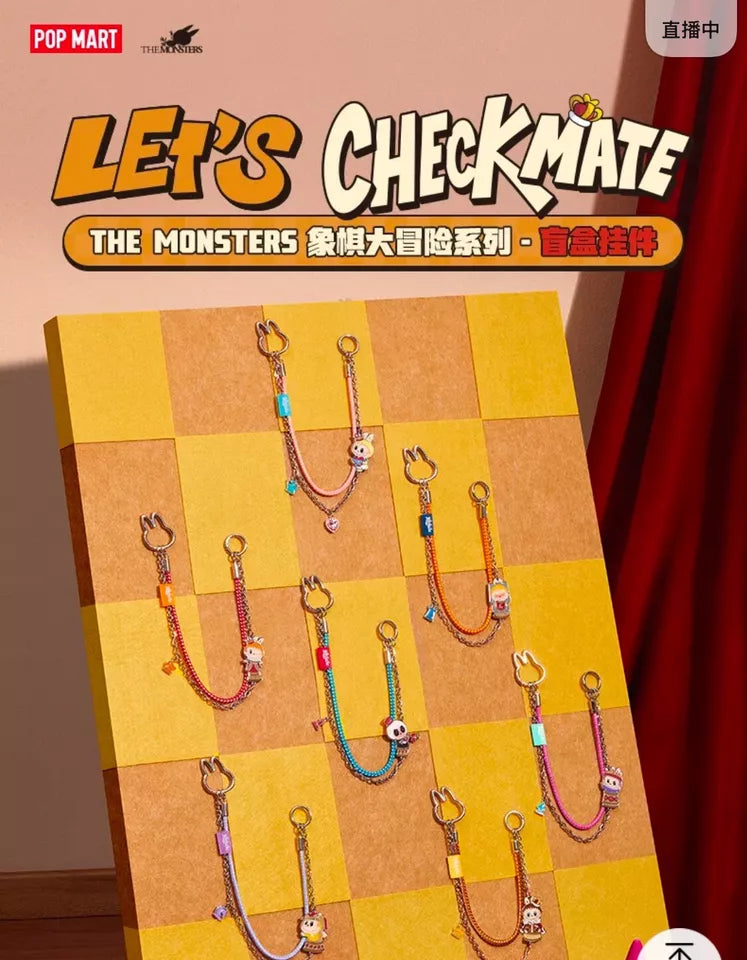 Labubu Let's Checkmate Pendant
