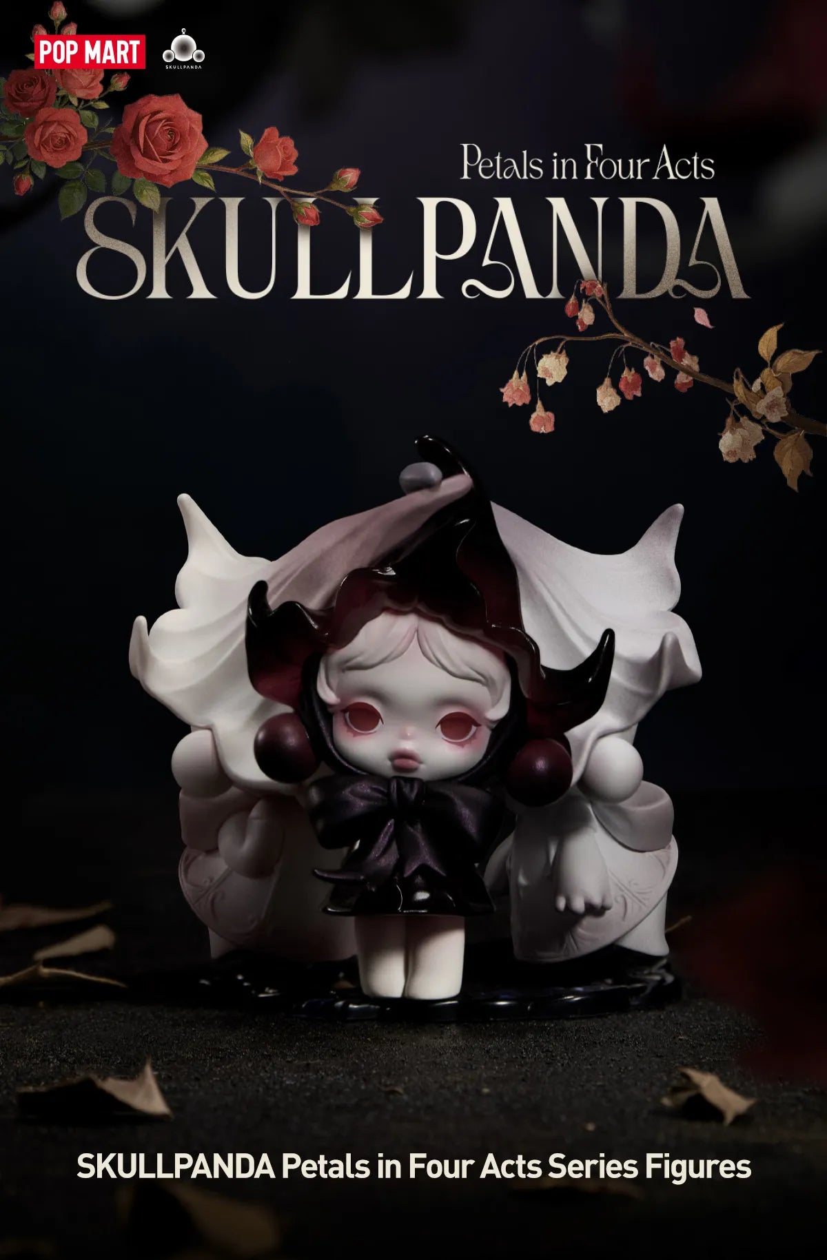 SKULLPANDA Petals in Four Acts figures