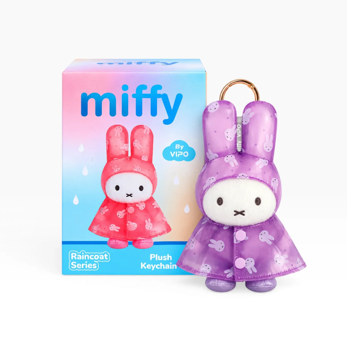 MIFFY Raincoat Plush Keychain