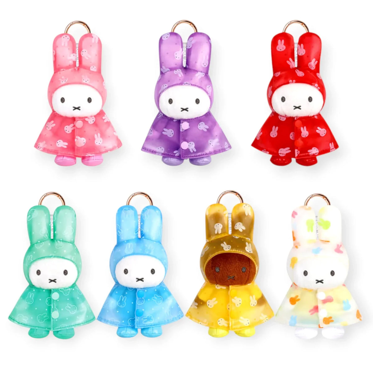 MIFFY Raincoat Plush Keychain